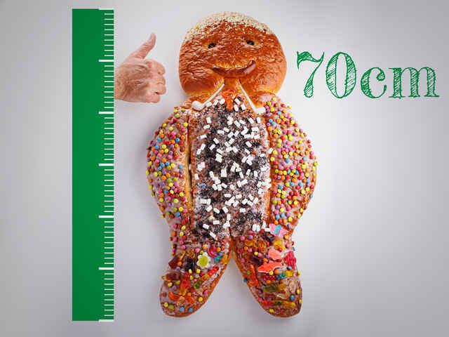 Riesenweckmann mit Dekor